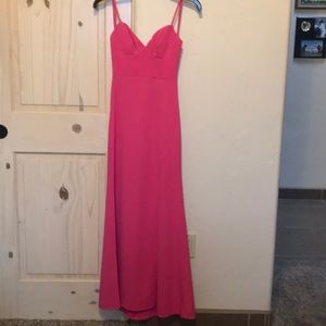 Pink prom dress